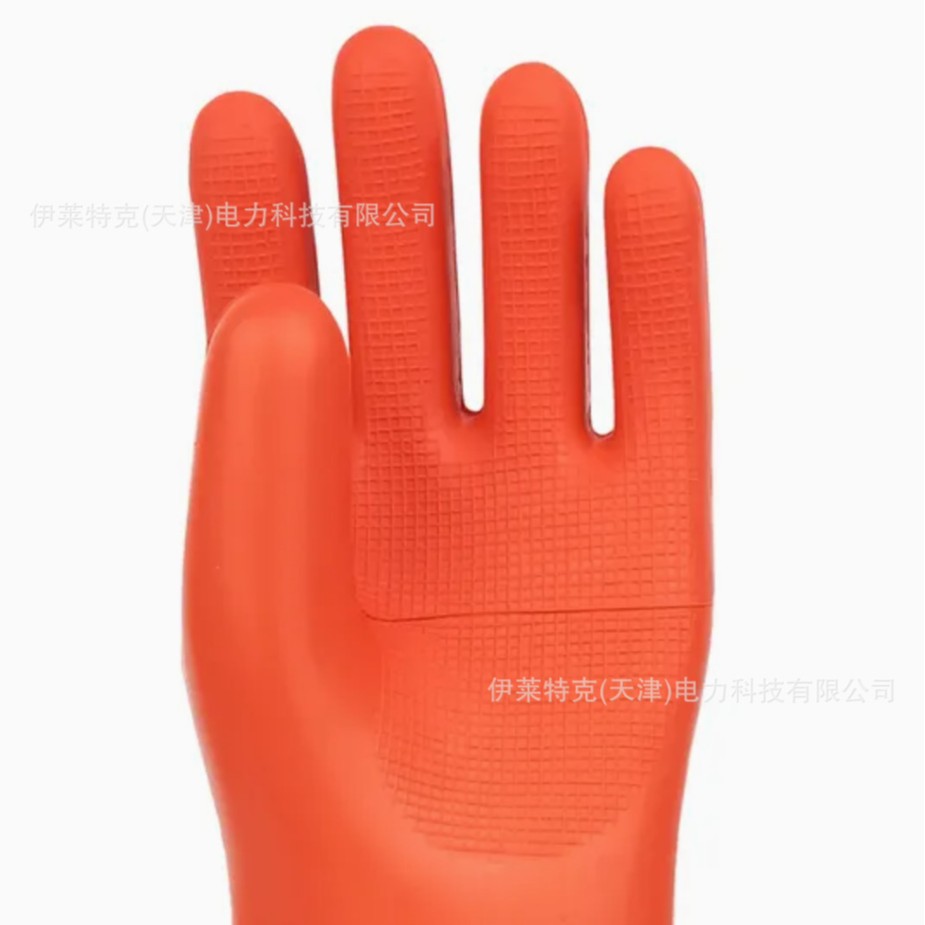 高强度浸胶劳保手套 黑色红色尼龙材质 防滑耐磨批发