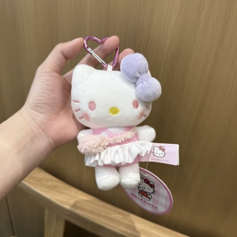 Sanrio, hello kitty, подлинная классическая мультяшная плюшевая кукла, сумка, упаковка, брелок