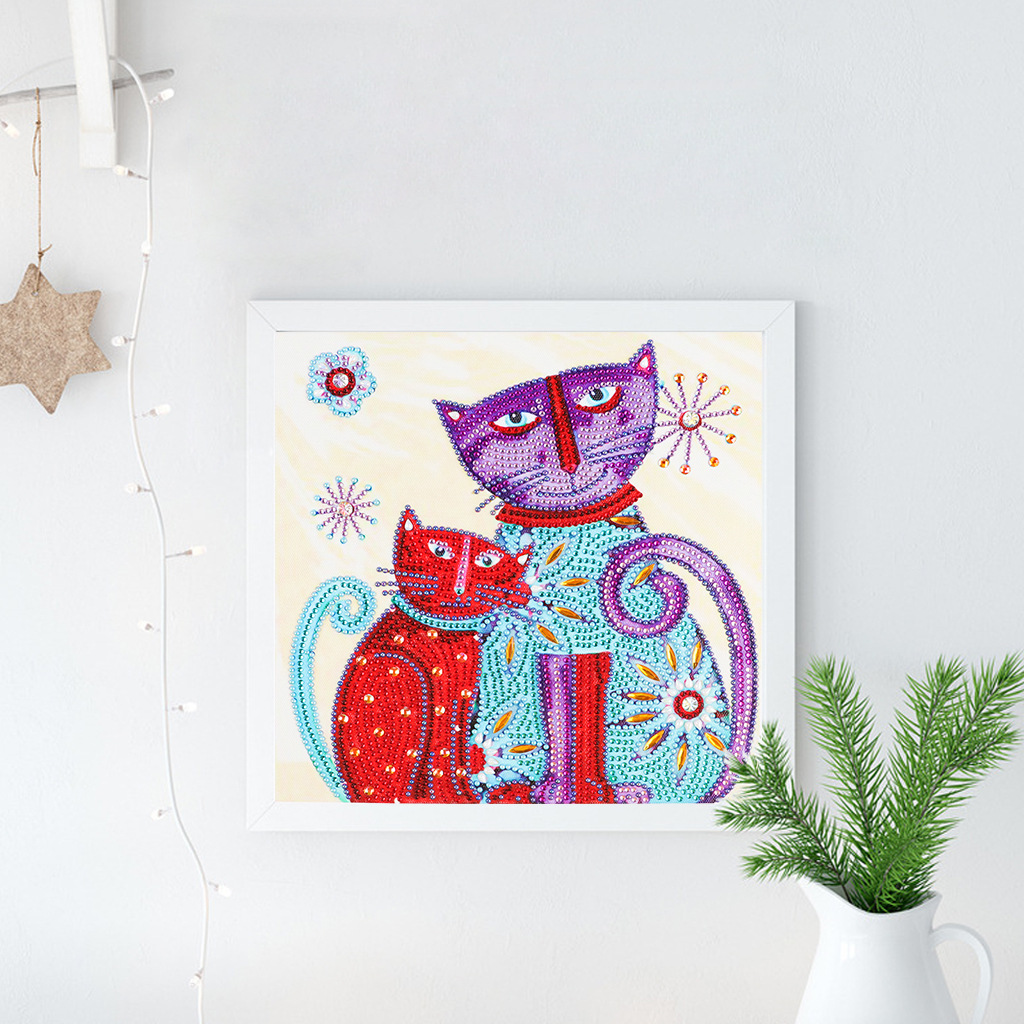 Amazonas transfronterizas pintura de diamantes diy pintura de mampostería de diamantes de forma extraña pintura de decoración de la sala de estar pintura de decoración de la sala de estar