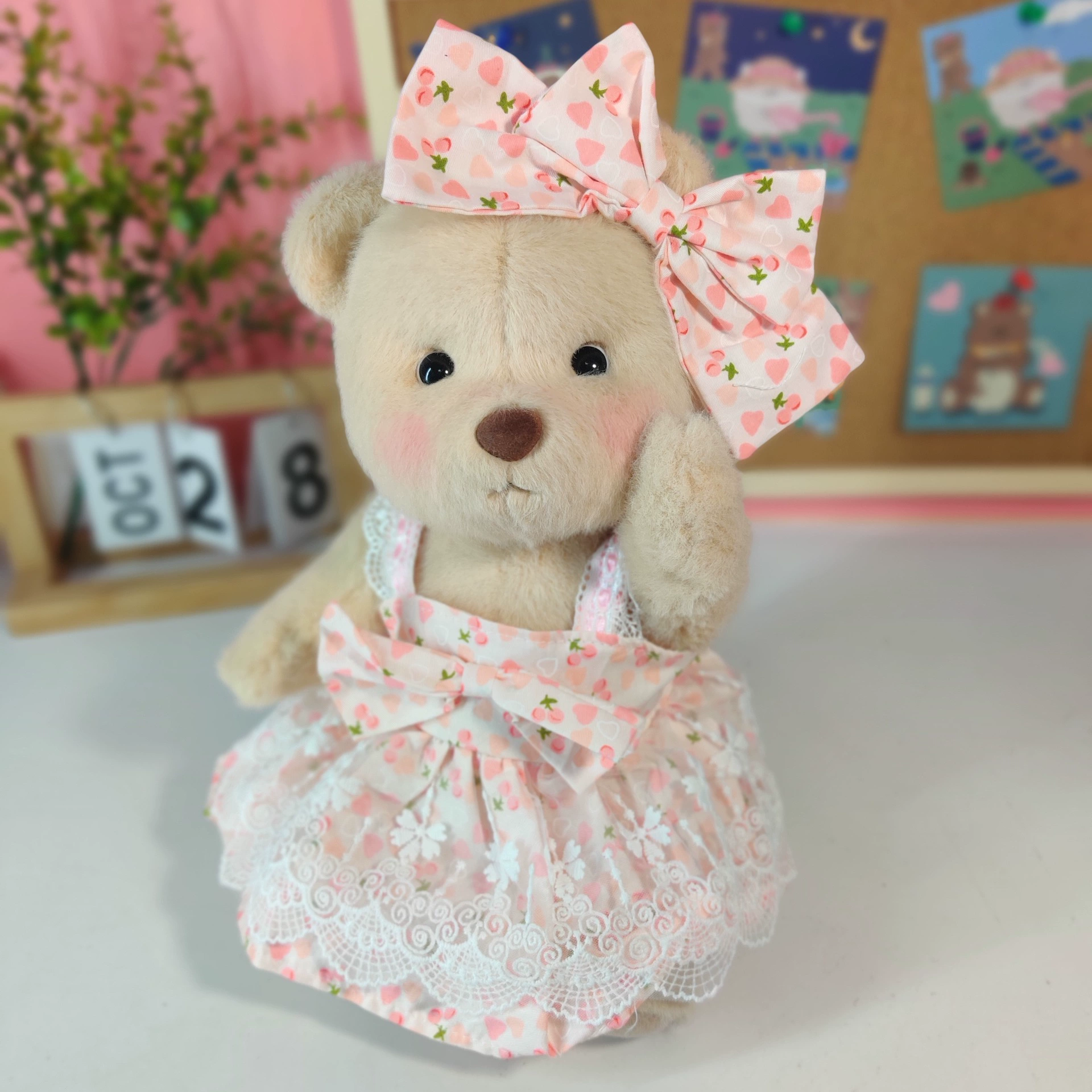 Плюшевая кукла, юбка, 30 см, с маленькими медведями, стиль Lolita