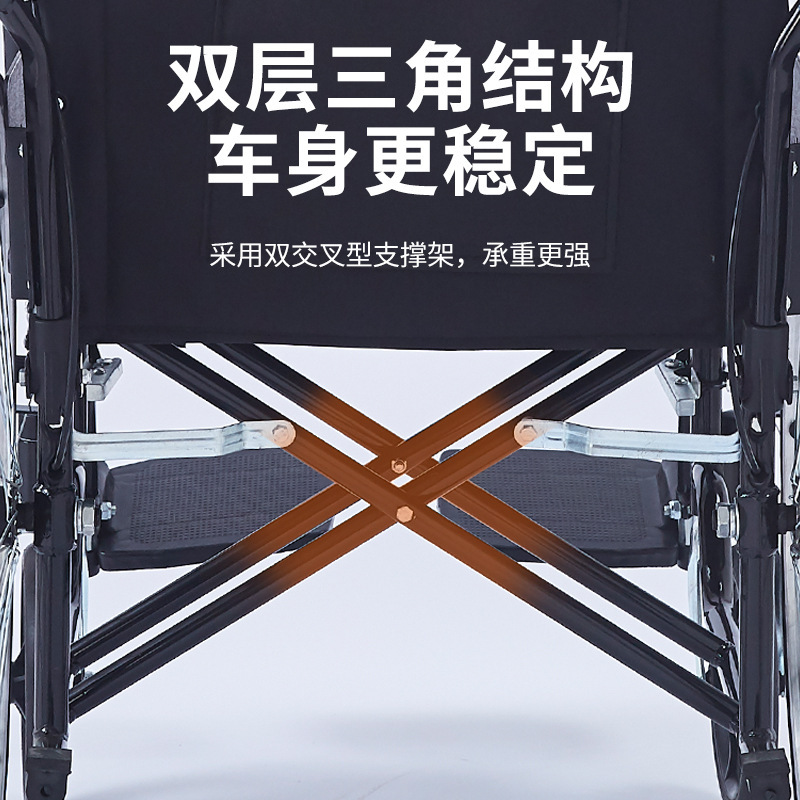 病院の手は車椅子の携帯用の柔らかい席を押して通気します。|undefined