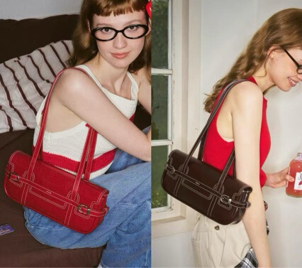 2026Ma New Style Small Square Handbag, Single Shoulder Bag, Exquisite Commuter Bag, New Underarm Bag