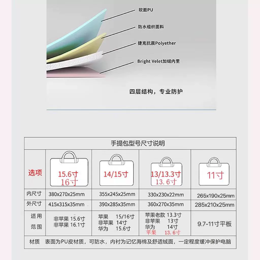 Чехол для ноутбука (Lenovo Apple) 13–15.6 дюймов, цветок бабочка, водонепроницаемый и ударопрочный