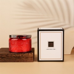 Aromatic essential oil scented candle for home use, small and unique, long-lasting, suitable for bedroom, sleep, romantic ambiance, and aroma.