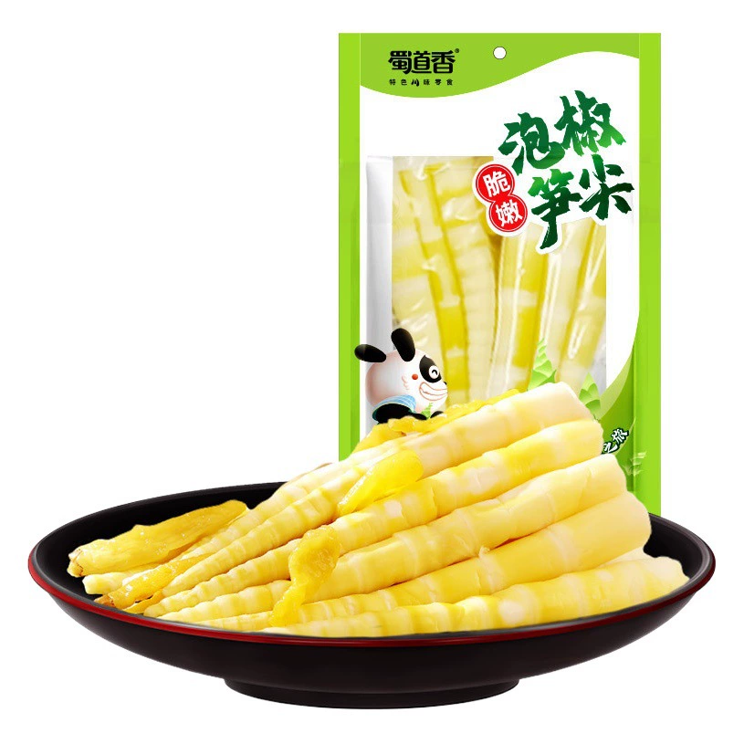 Острые и кислые бамбуковые побеги из Сычуани, 80 г, закуска из Сычуани-Юань, гарнир, изысканная закуска, готовое блюдо, оптовая продажа для супермаркетов, специальное предложение
