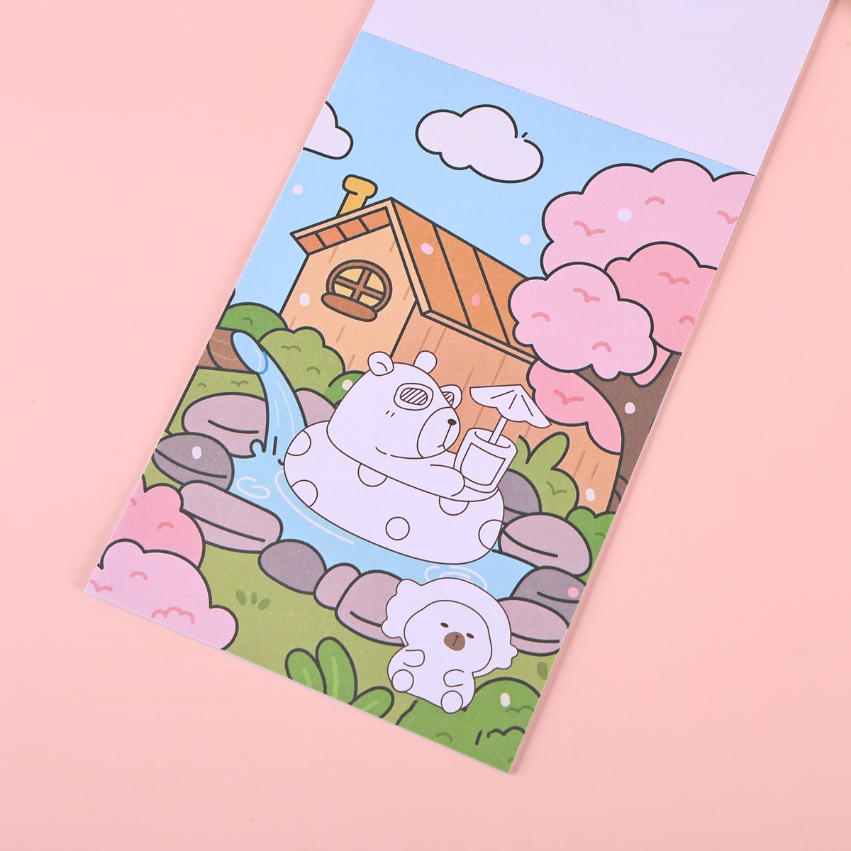 2 - en - 1 pegatinas llenas de libros de dibujos para niños DIY dibujos animados dibujos lindos rompecabezas niñas acuarelas libros de colorear