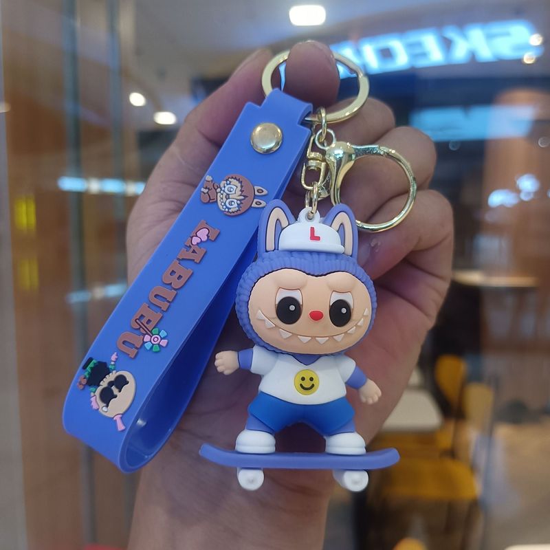 クリエイティブホットスタイルラブブキーホルダー漫画リトルシープペンダントおもちゃベビーグラバーかわいいキーチェーンリング卸売|undefined