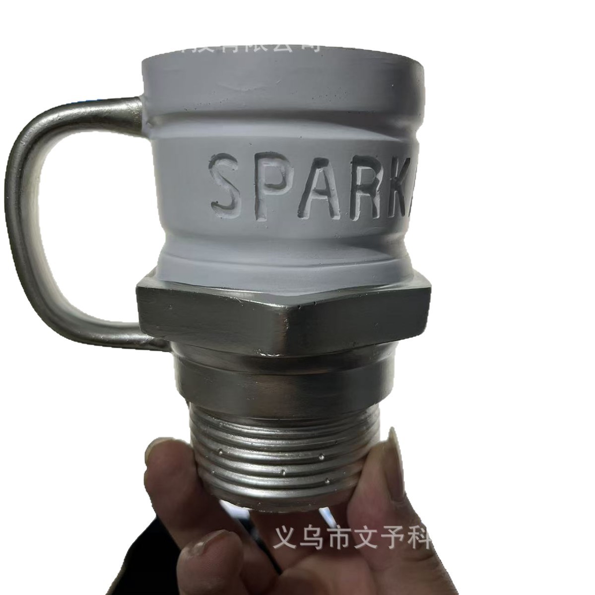 Tractor transfronterizo taza de café escarabajo resina de acero inoxidable taza artesanía creativa decoración