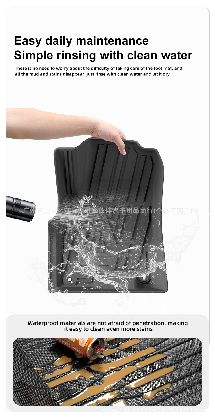 Suitable for 25 Kia Tasman car models, specialized TPE floor mats, rear cargo bed mats, cross-border