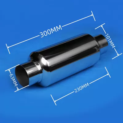 Steel Mid-Section Modified Car, Exhaust pipe - 03-1225-63mm-interface-300-long