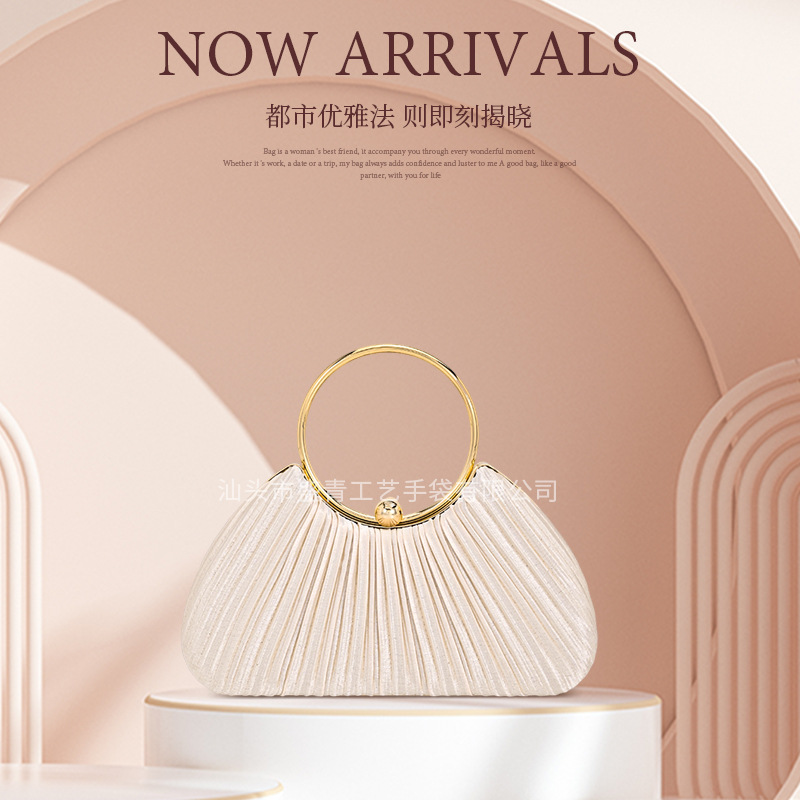 Cross-Border New Evening Bag For Women, New Chinese Style Cheongsam Clutch, Party Handbag, Fashionable Elegant Crossbody Bag - Thumbnail 4