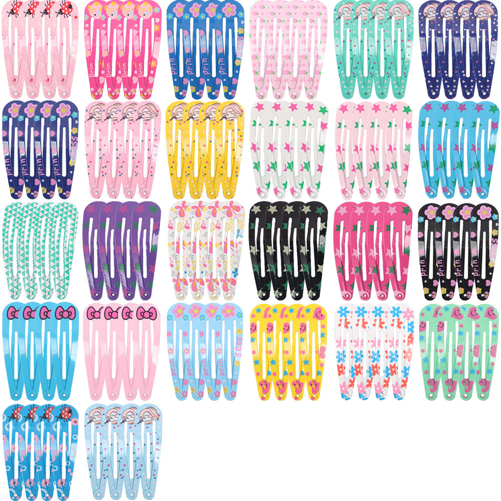 定制5CM卡通儿童发夹头饰韩版萌萌哒女童宝宝刘海夹印花印花款