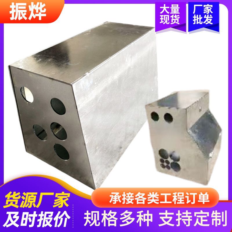 公路桥梁接线箱镀锌接线盒防撞墙不锈钢预埋接线箱监控路灯穿线盒