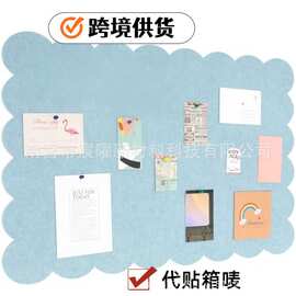 可移除不伤墙云朵毛毡墙贴免打孔DIY客厅照片墙房间墙面装饰墙贴