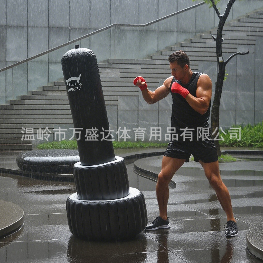 New Inflatable Water-Filled Boxing Sandbag Vertical Home Indoor Adult Sanda Children's Taekwondo Training Boxing Column