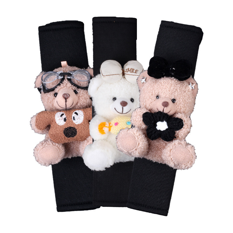 Funda Protectora para Cinturón de Coche de Peluche Artificial