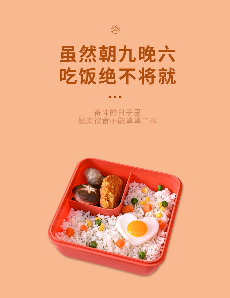 学生方形饭盒