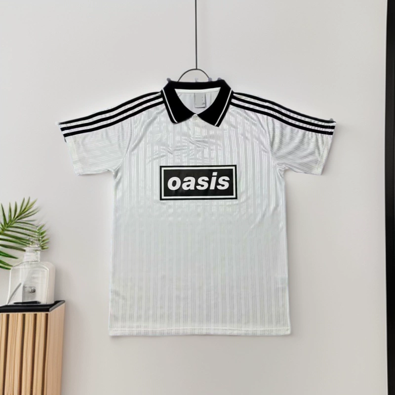 2526 волна камуфляж Xемия фан-версия Oasis группа черно-белая футболка с коротким рукавом