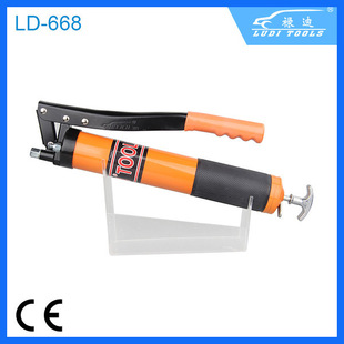 Ludi 668 manual butter gun single and double pressure rod oiler excavator butter gun high pressure small butter machine grab