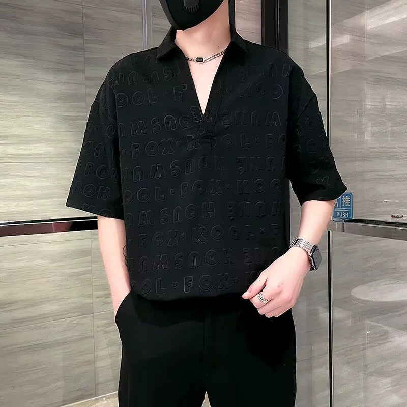 Красавчик с пятью рукавами рубашка мужской прилив с короткими рукавами