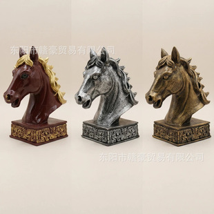 �羳��ƷCreative Horse Head Ornament��֬�R�^�[�����P�bY��