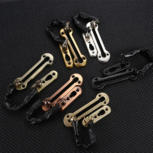 Factory direct supply of anti-theft chain stainless steel hotel hotel anti-theft chain thickened door entry door door bolt latch