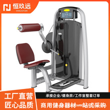 腹肌背肌训练器 腹部前屈俱乐部健身酒店 坐式力量腰部后压训练器