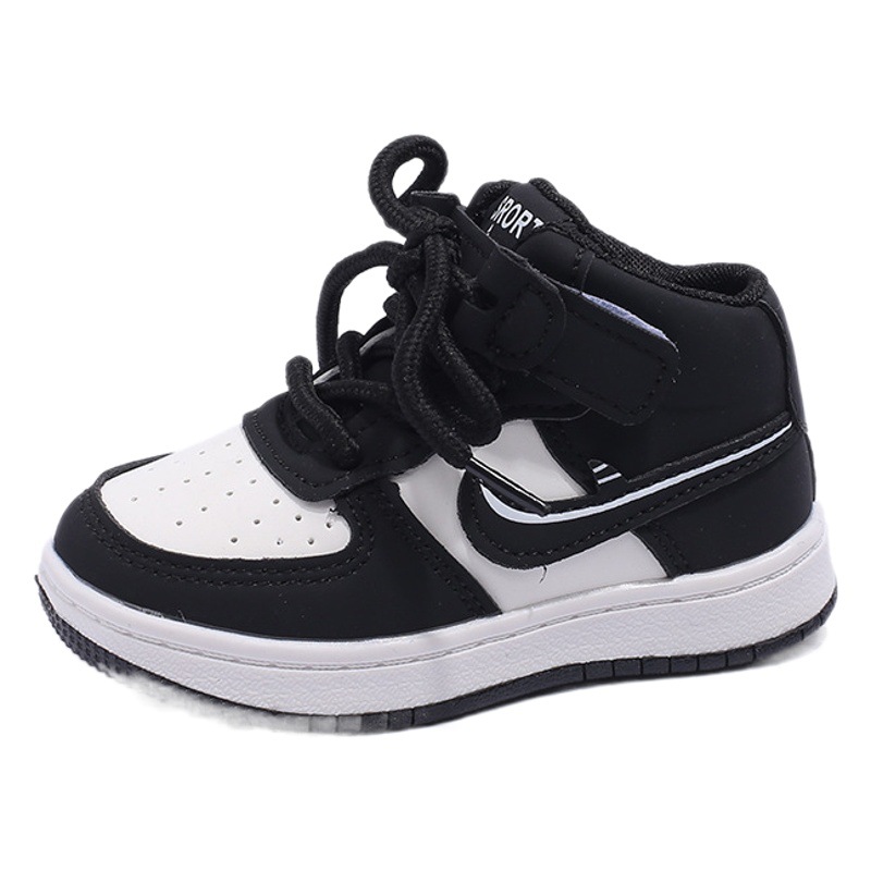 2023 otoño nuevos niños zapatillas de deporte niños estudiantes zapatillas de deporte casuales niñas zapatos de bebé zapatos blancos de comercio exterior