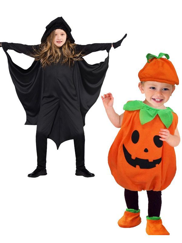 Disfraz de calabaza de Halloween para niños bebé estilo de cosplay traje de rendimiento lindo bebé de calabaza traje de comercio exterior