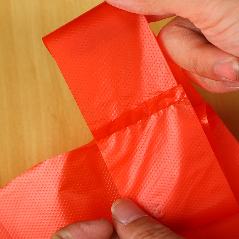 Thick Red Plastic Bag Hand-Held Convenient Bag Packing Bag Supermarket Shopping Bag Plastic Food Bag Wholesale