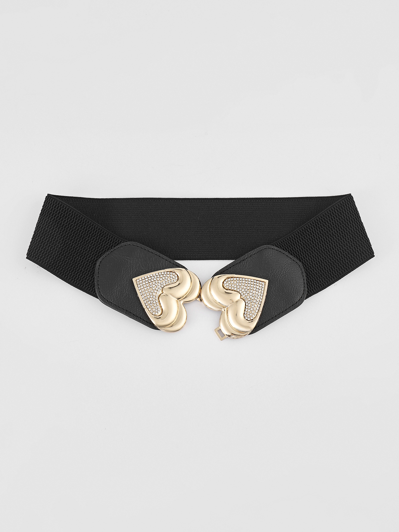 Großhandel Damen elastische breite Taille Dichtung, lässig elastische Mode dekorative Knopf Gürtel, Daunenjacke Kleid Gürtel_voghion.com