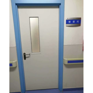 钢质医院单开门一体折弯成型防撞耐热启闭安静巨梦生产厂家包安装