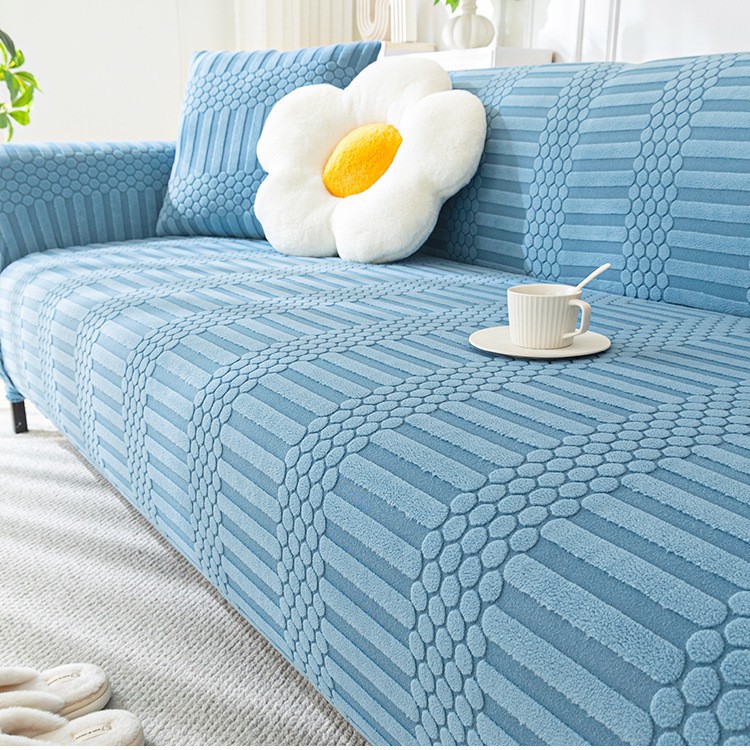 Funda de sofá de estilo crema de alta calidad Funda universal con todo incluido Funda de sofá perezoso universal de cuatro estaciones Cubierta de tela anti-rasguño