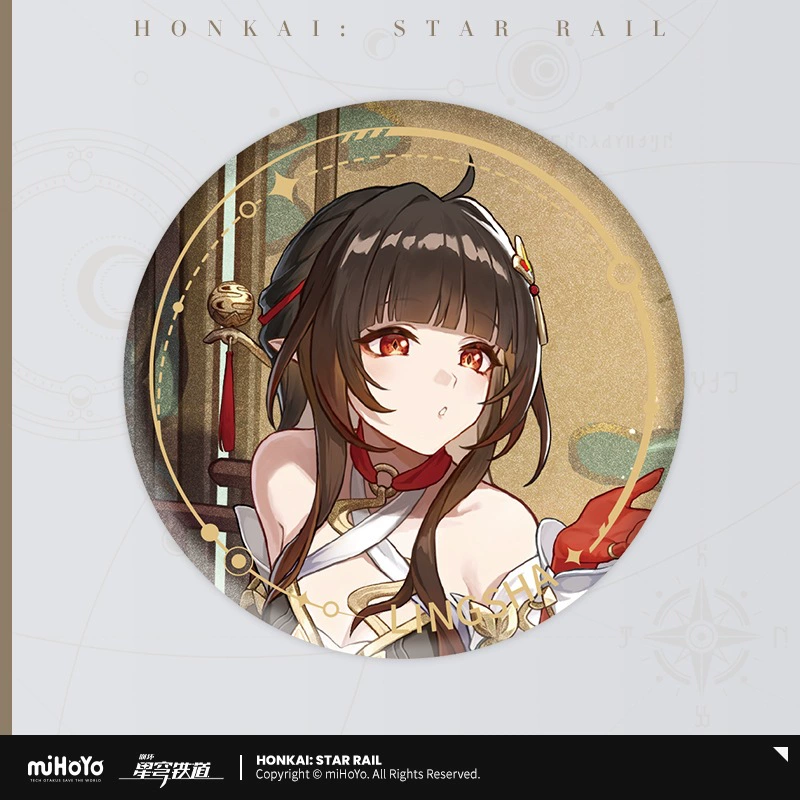 Коллекционный значок (Honkai: Star Rail) — персонаж, цветной картон на подложке, одиночный