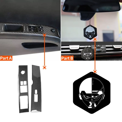 Lamp eyebrow – for Nissan 350Z Nissan carbon