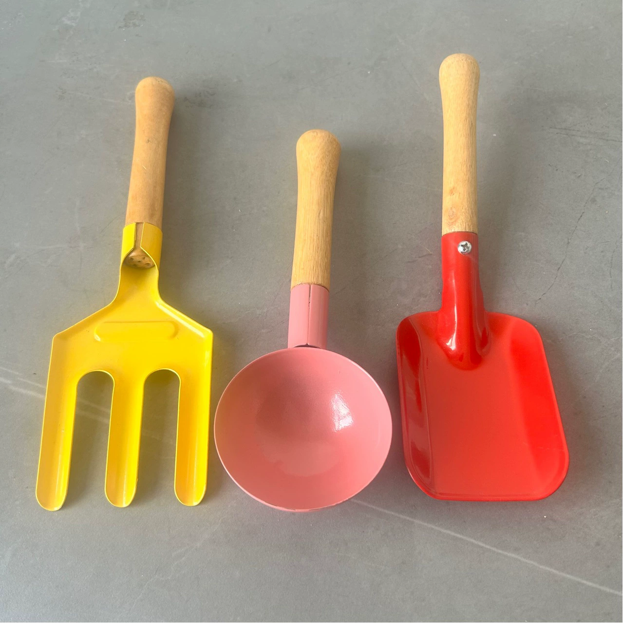 Садовые посадки и выращивание цветов, детский инструмент, набор из 3 предметов, лопата, грабли, мотыга, лопата для овощеводства, ручная трубчатая лопата, ложка для песка, почвы, вилка