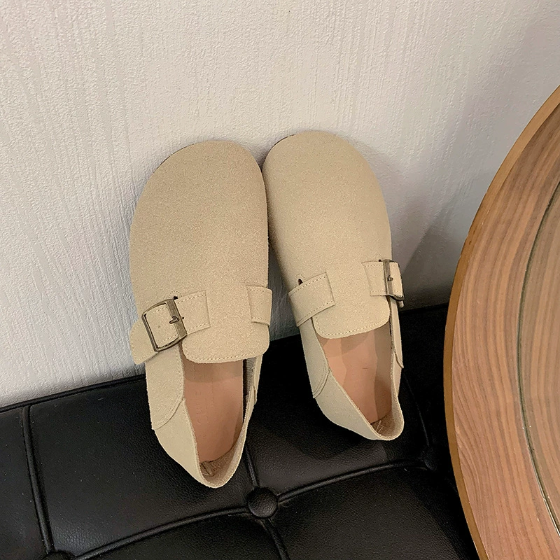 Обувь Birkenstock для женщин, ретро, все включено, одиночная, две носки, повседневная, универсальная, уродливая, милая, ленивые, обувь-бини, повседневная обувь