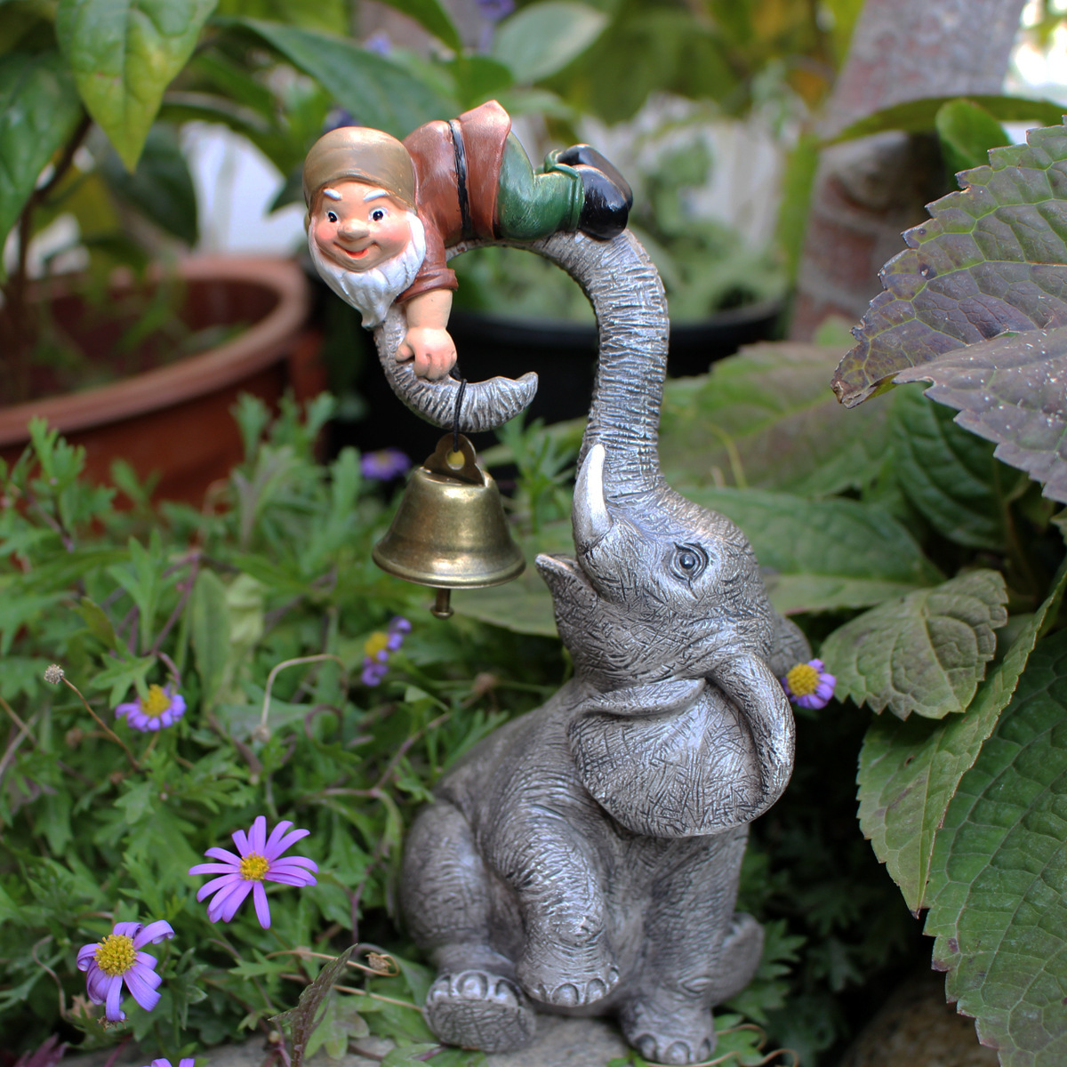  elephant hanging dwarf statue resin home decoration crafts home decoration ornaments  lot