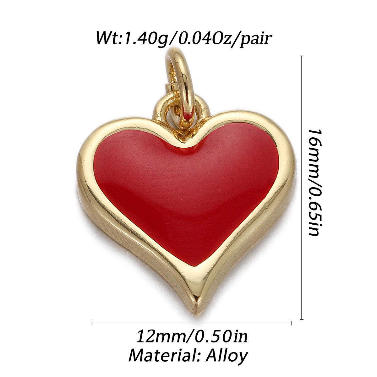 4g Weight Pendant Jewelry Making Type Gold Plated Plating Material 1 Piece Quantity Daily Occasion Copper Material Star, Heart Shape Pattern Women's Gender Enamel Design Simple Style Style 1 Piece Copper Gold Plated Star Heart Shape Pendant 1