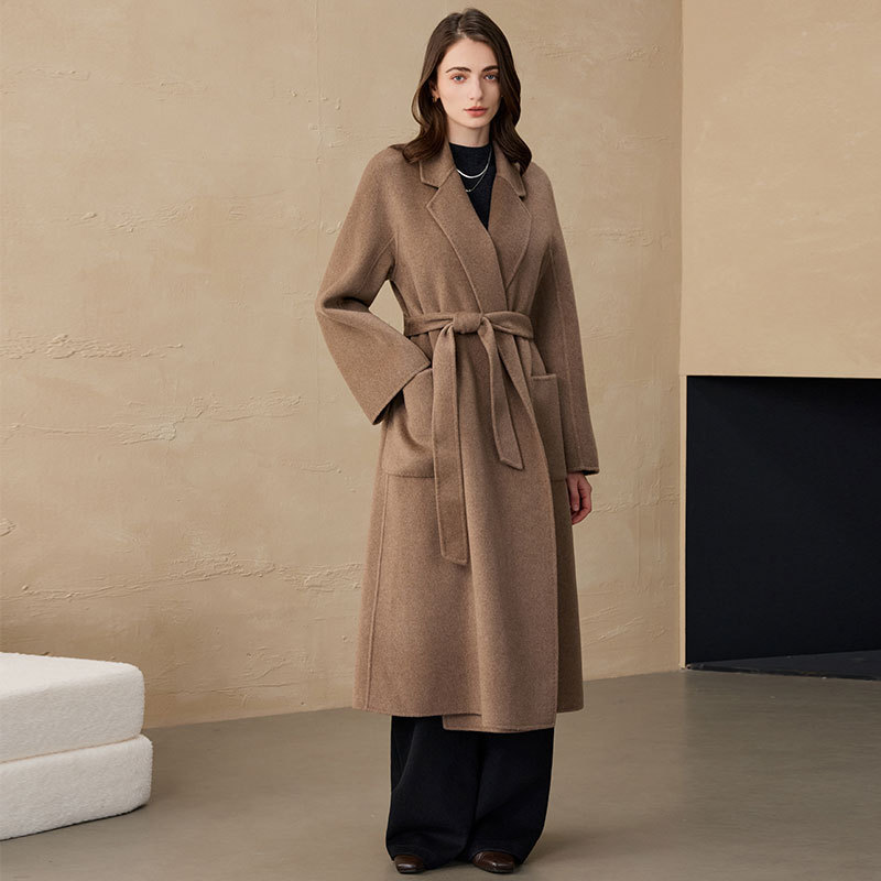 Huang Yuxiang Cashmere Coat Bathrobe Ceid Coat Cashmere Coat Women's Classic Bathrobe European Style Cashmere Jacket Women Huang Yuxiang Cashmere Coat Bathrobe Ceid Coat Cashmere Coat Women's Classic Bathrobe European Style Cashmere Jacket Women