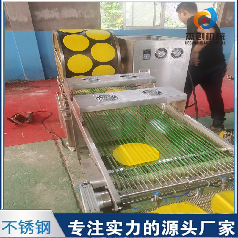 全自动榴莲千层蛋皮机 电磁加热心形蛋皮机器 一次成型厚度可调