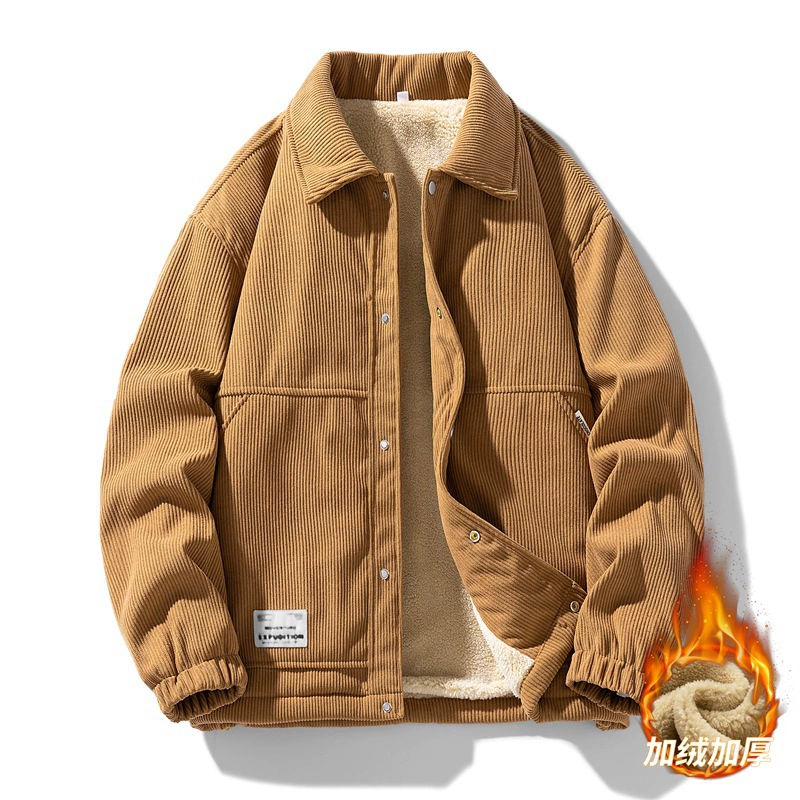 Demi-season trend warm fashionable jacket for leisure, Korean style