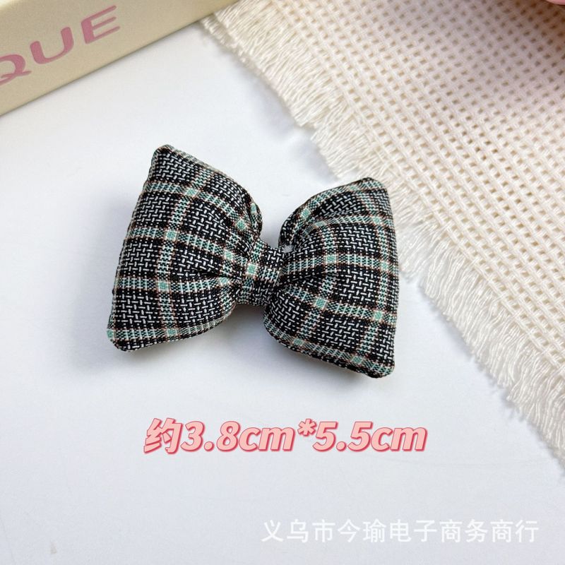 韩式格子蝴蝶结配件充棉骨头结发饰包包鞋袜DIY服装辅料配饰批发|undefined