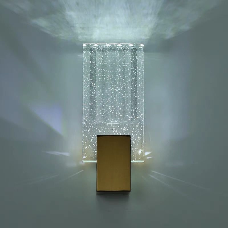 Luz de cabeza lujosa lámpara de pared de dormitorio escalera de fondo sala de estar lámpara de cabeza de cama de fondo villa lámpara de pared lujosa