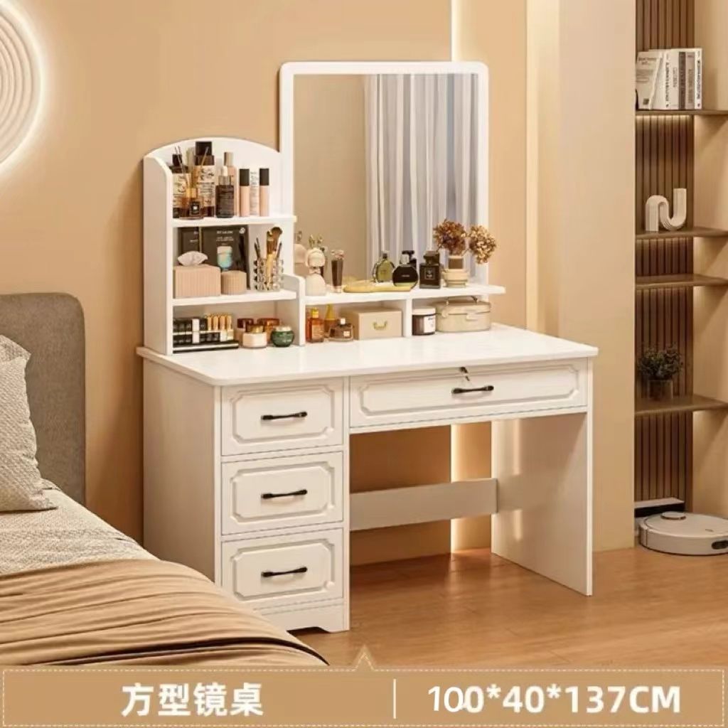 Fábrica directa de dormitorio pequeño simple mesas de vestuario dormitorio simple moderno gabinete de almacenamiento de mesa de vestuario una