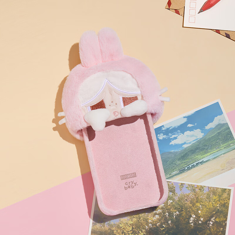 팝 마트 버블 마트 CRYBABY 눈물 공장 시리즈-휴대 전화 쉘 울리는  주변 생일 선물