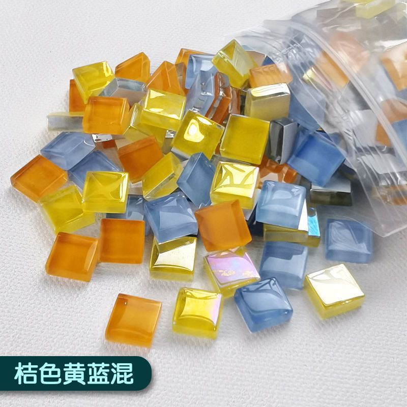 混色1200粒1公斤水晶马赛克贴片1千克1厘米小颗粒手工亲子1KG特卖|undefined