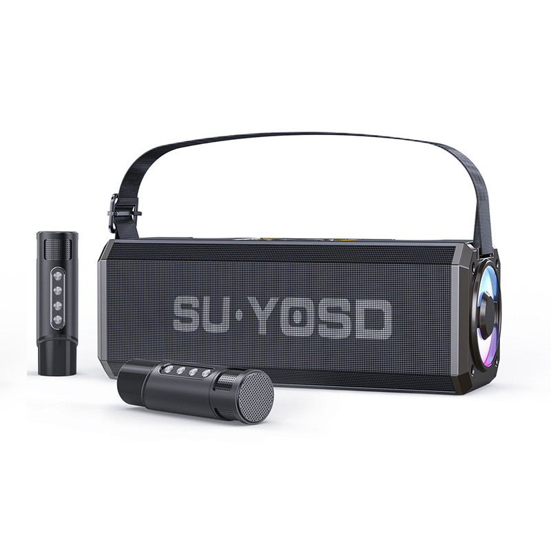 YS228 屋外テレビ携帯電話 KTV セットオーディオ Bluetooth 20 ワットマイクオーディオオールインワンマシンストラップ付き|undefined