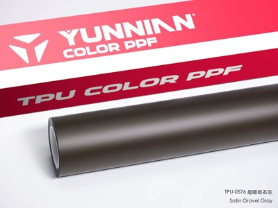 Auto Color Change Film: direct from the factory, wholesale for cross-border - tpu-super-matte-gravel-gray-dry-and-wet-application-15215m