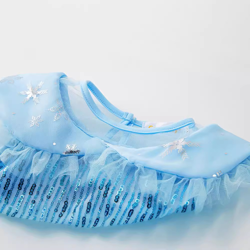Vestido de princesa congelada Elsa de comercio exterior vestido de niña Elsa traje de Navidad para niños